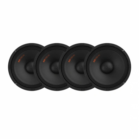 4-pack GAS MAD PM2-84, grym 8 tums midbas