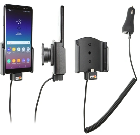 Brodit Aktiv hållare med cigg-kontakt, Samsung Galaxy A8 (2018)