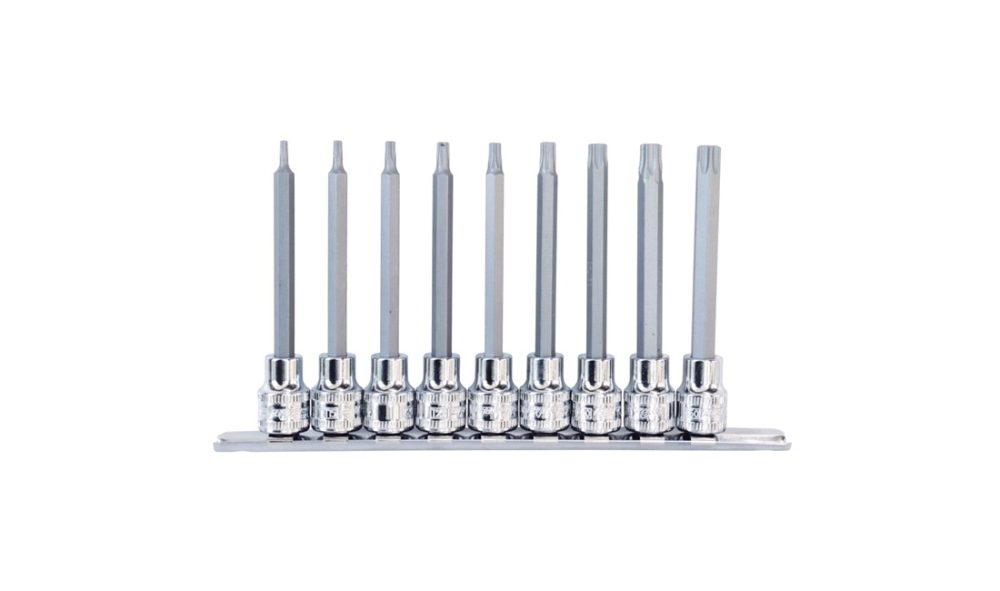 Torx-hylsats 3/8