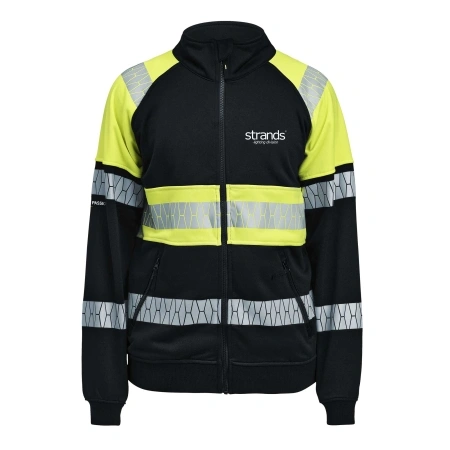 Strands Sweatshirt Zip Hi-Vis, stl. XXS-4XL